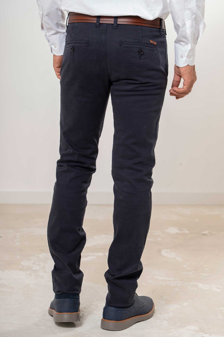 Pantalón chino elástico Slim Fit