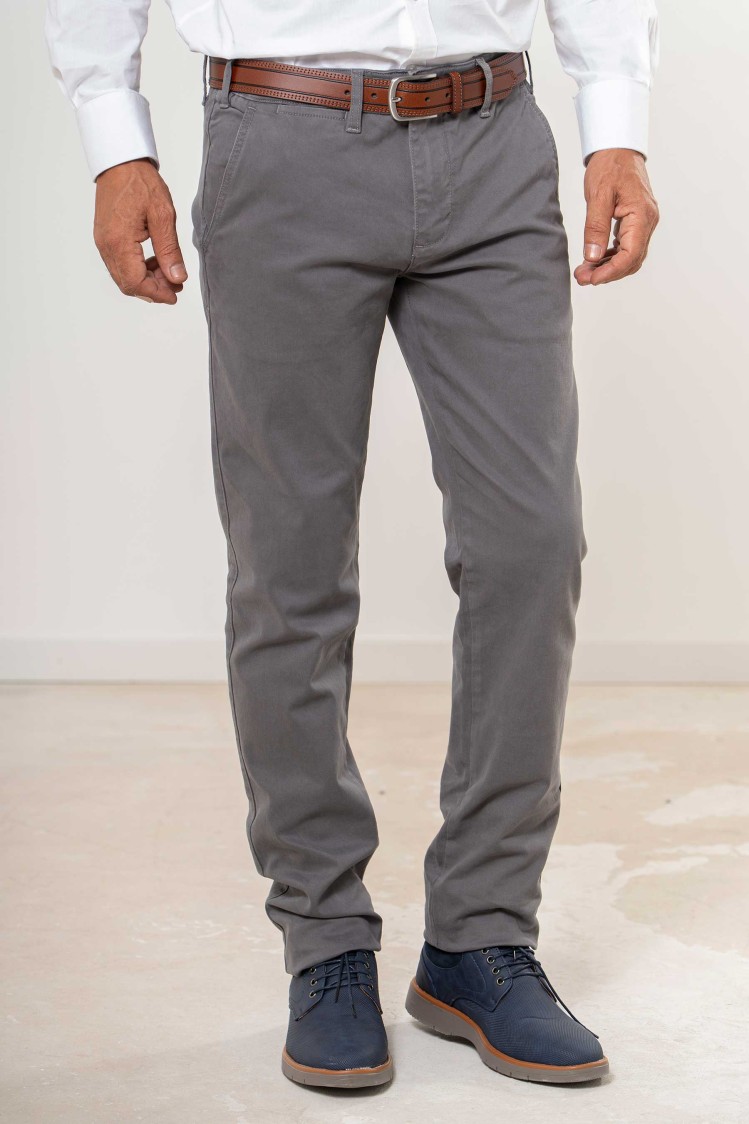 Pantalón chino elástico Slim Fit