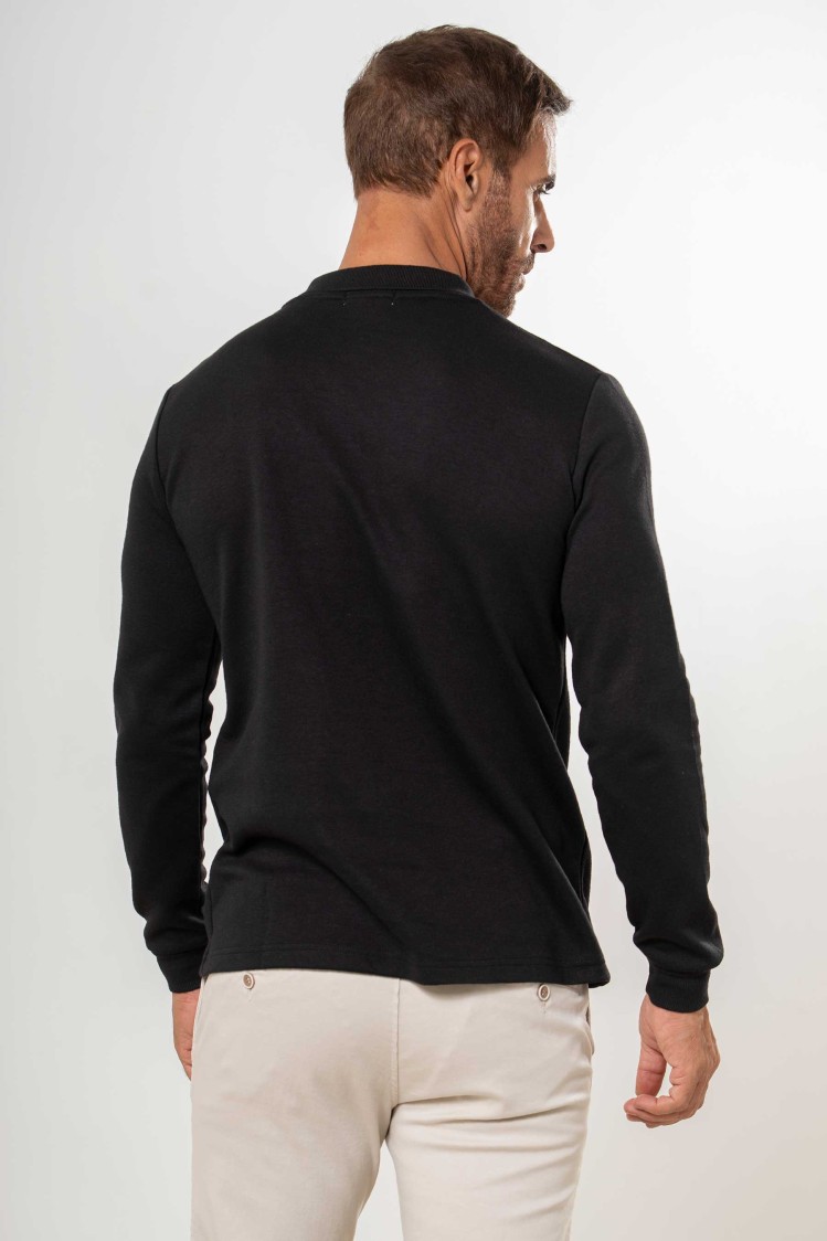 Polo liso con bolsillo