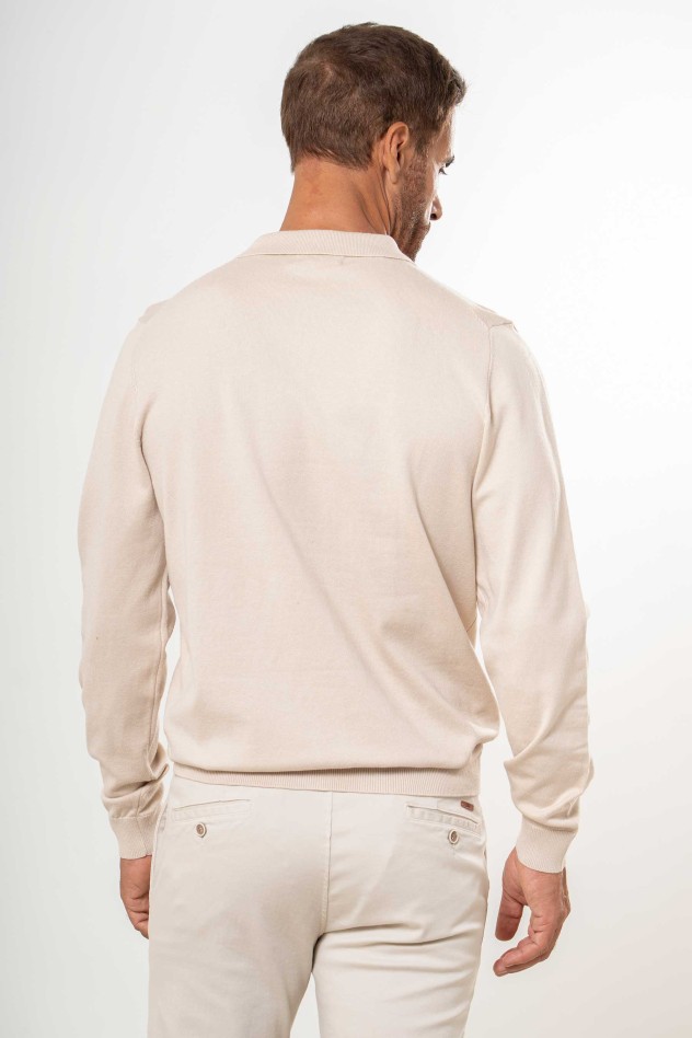 Jersey de punto tipo polo