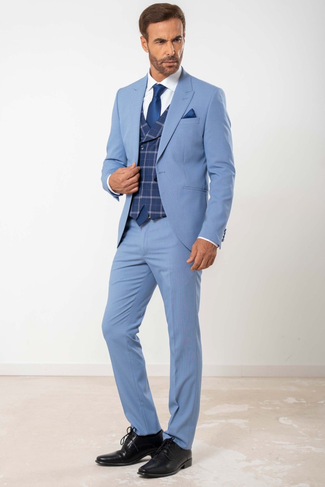 Traje de ceremonia elástico Slim Fit