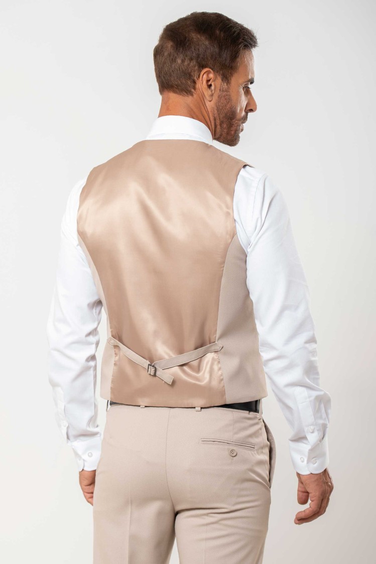 Chaleco cruzado minipuntillé