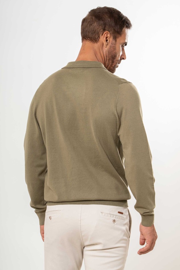 Jersey de punto tipo polo