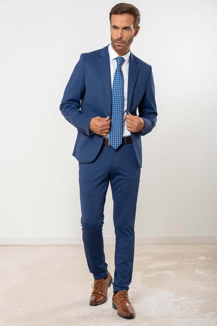 Traje súper elástico micropunto Extra Slim